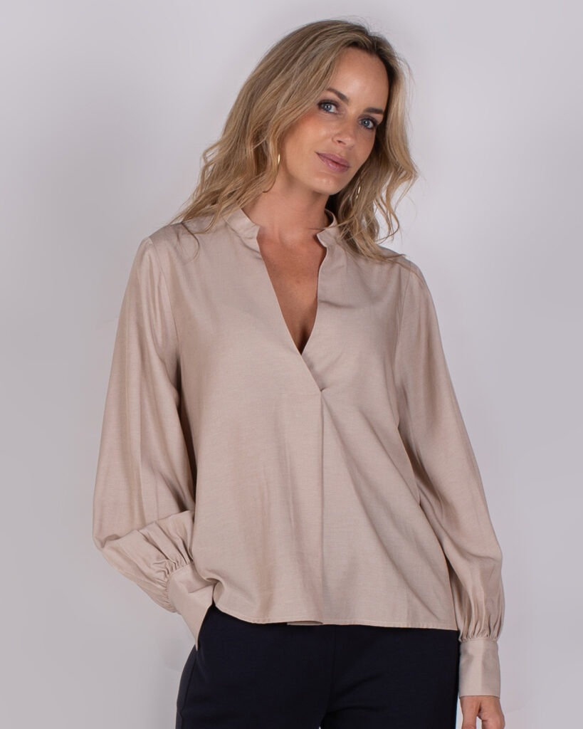 Dames Blouse perfectly pale Viscose  - HAKONE 