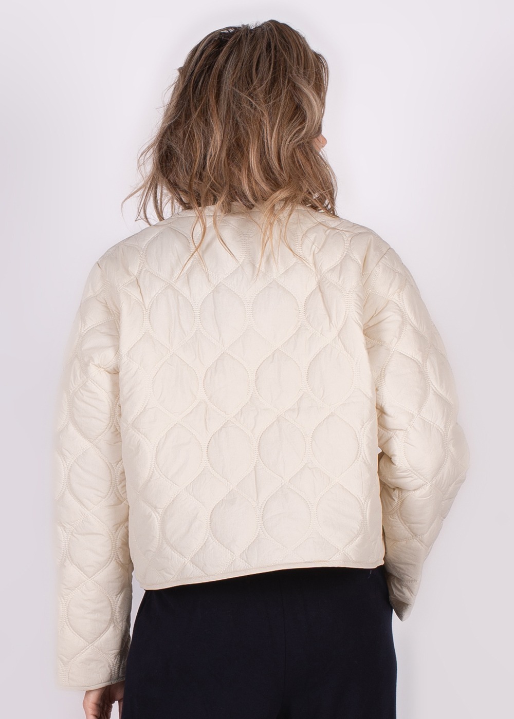 Dames jacket van cotton in off-white - BURGAS - Afbeelding 4