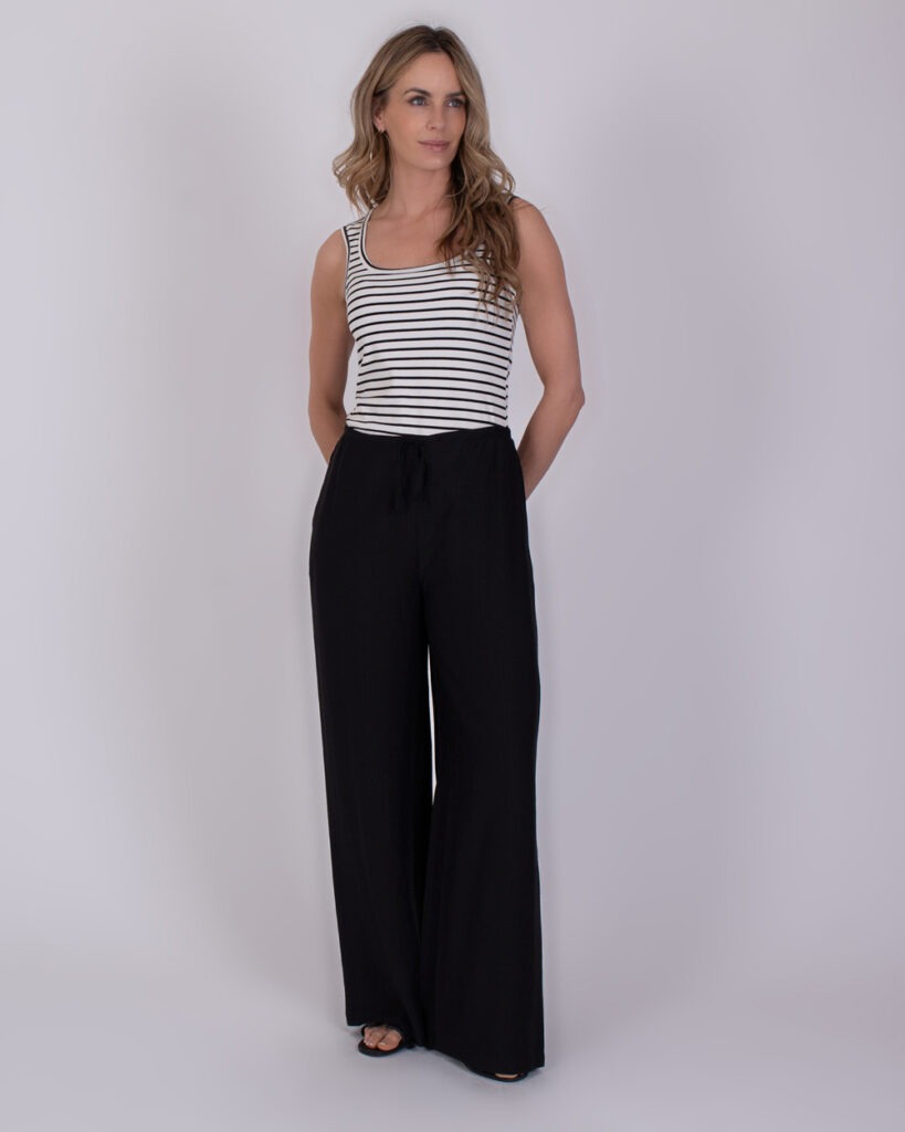 Dames pant black viscose - ESCADA 