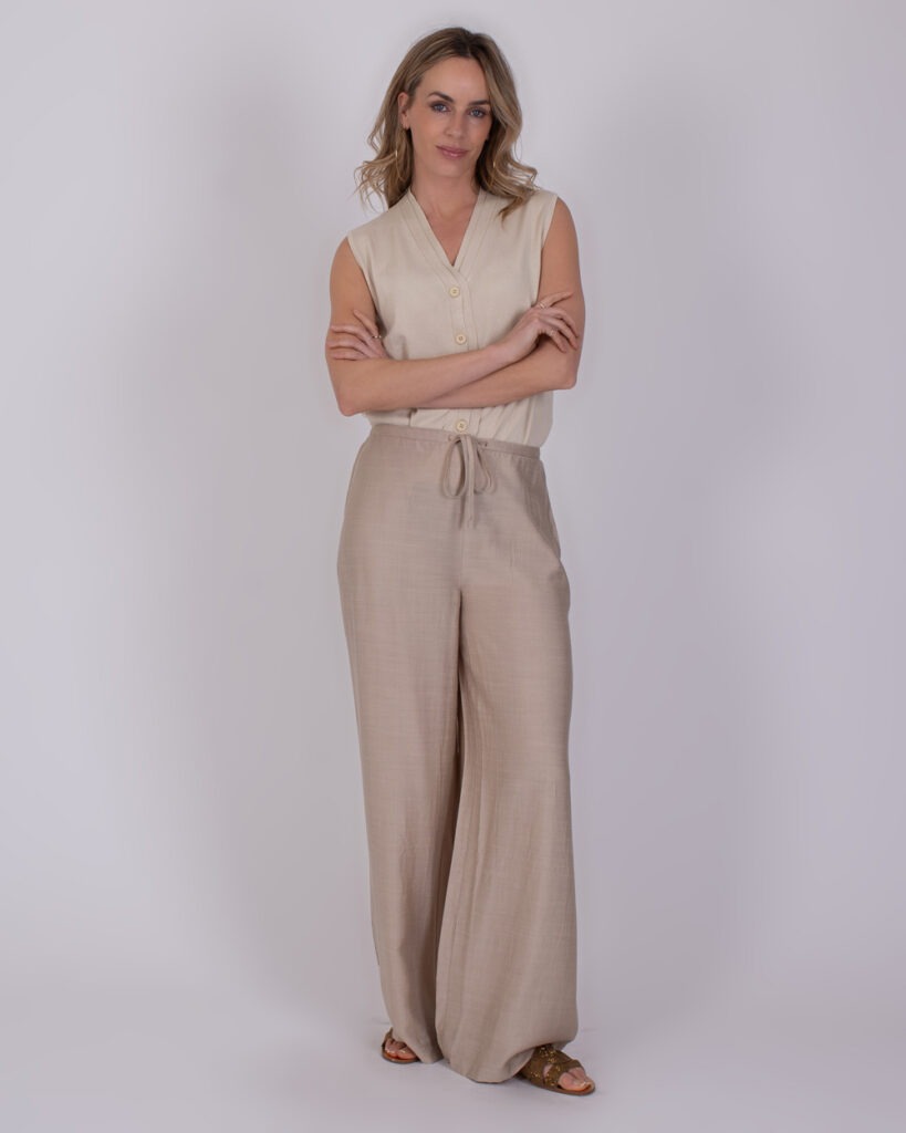 Dames pant pale viscose - ESCADA 
