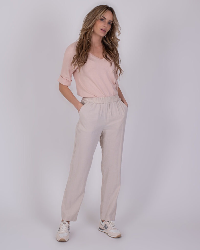 Dames pant pale tencel - KORCULA 