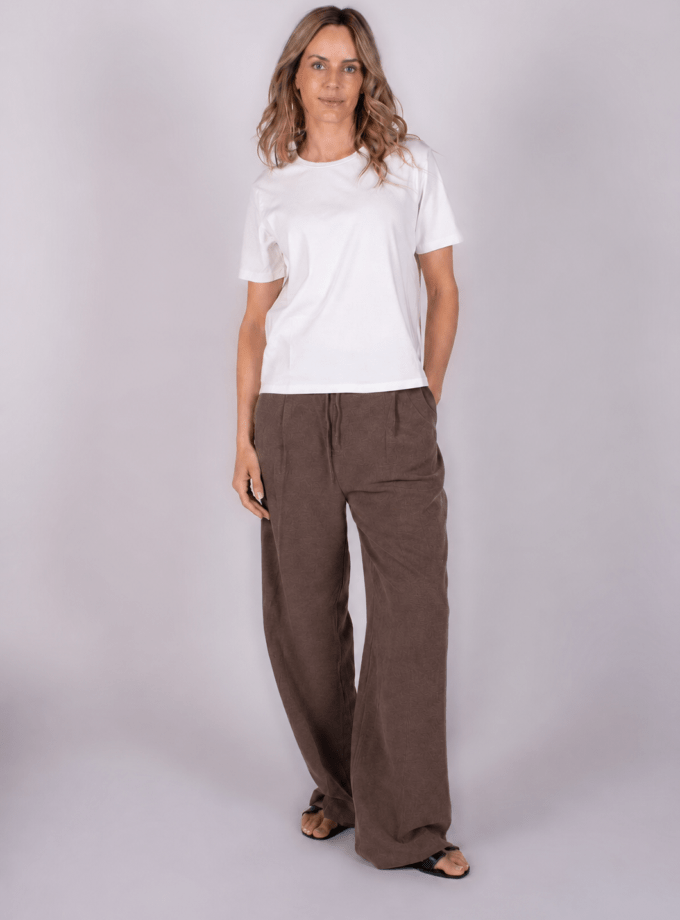 Alta jogpants viscose taupe