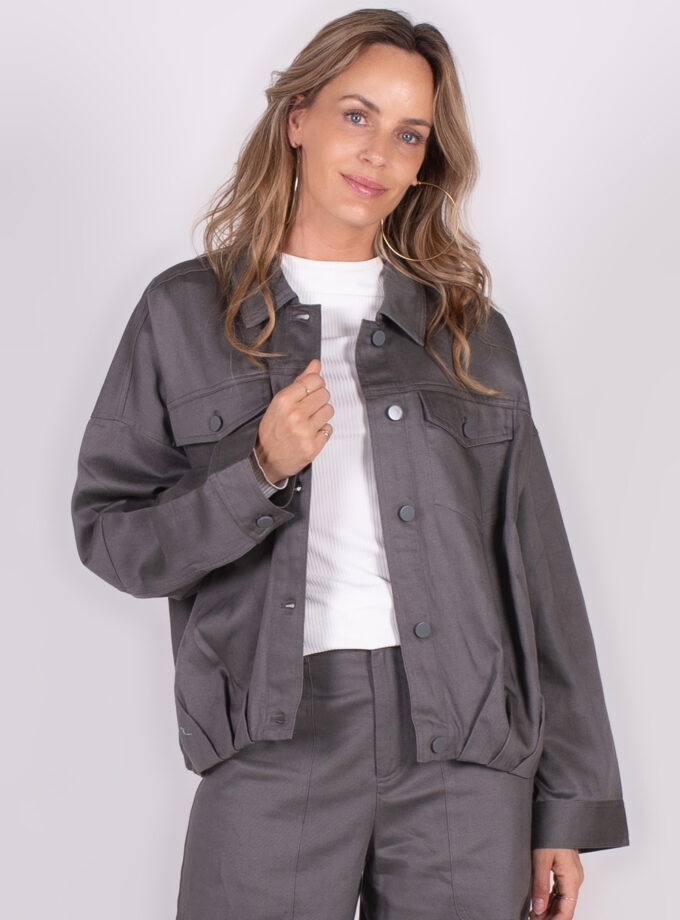 Balam cotton jacket grey
