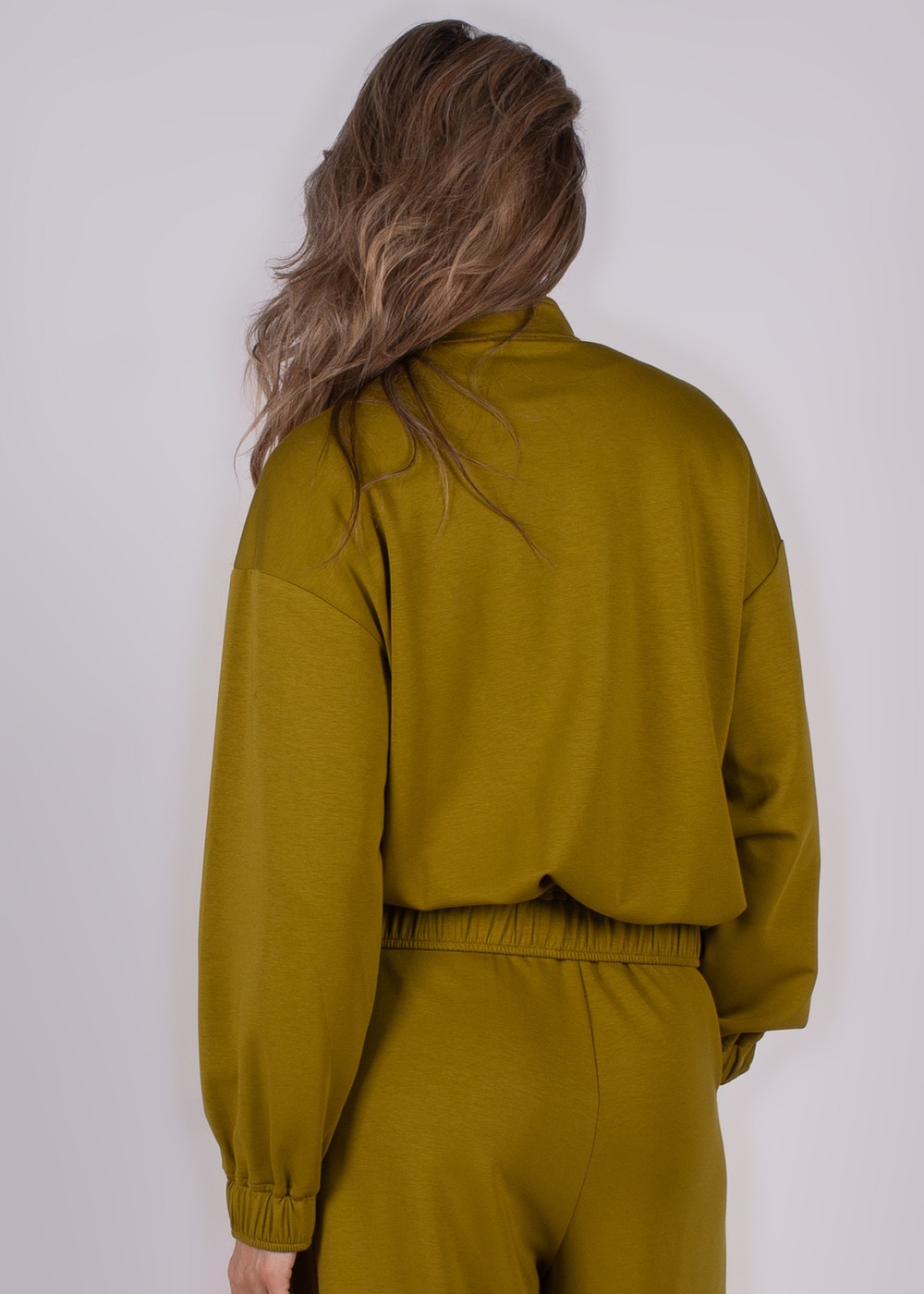 Dames oversized bomber sheffield in lime - BOGOR - Afbeelding 6