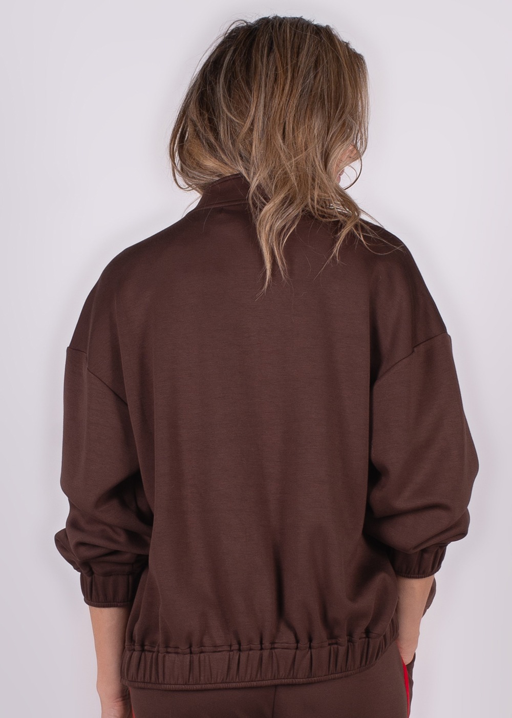 Dames oversized bomber sheffield in coffee- BOGOR - Afbeelding 2