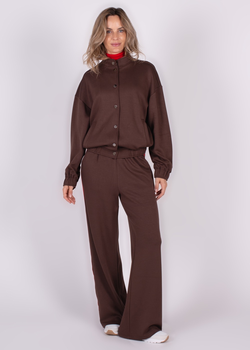 Dames oversized bomber sheffield in coffee- BOGOR - Afbeelding 3
