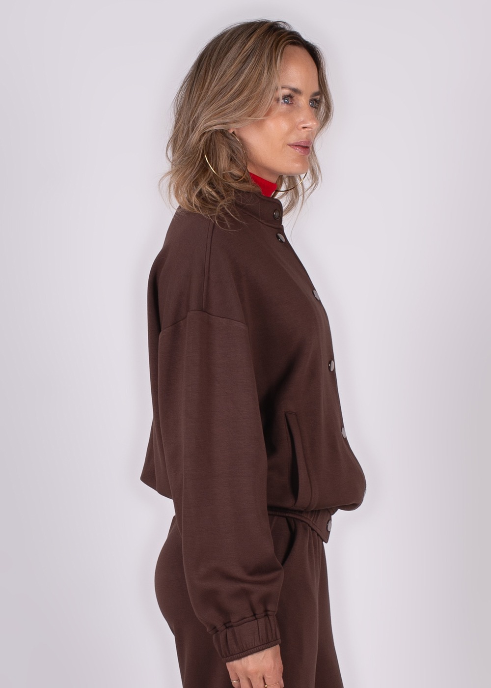 Dames oversized bomber sheffield in coffee- BOGOR - Afbeelding 5
