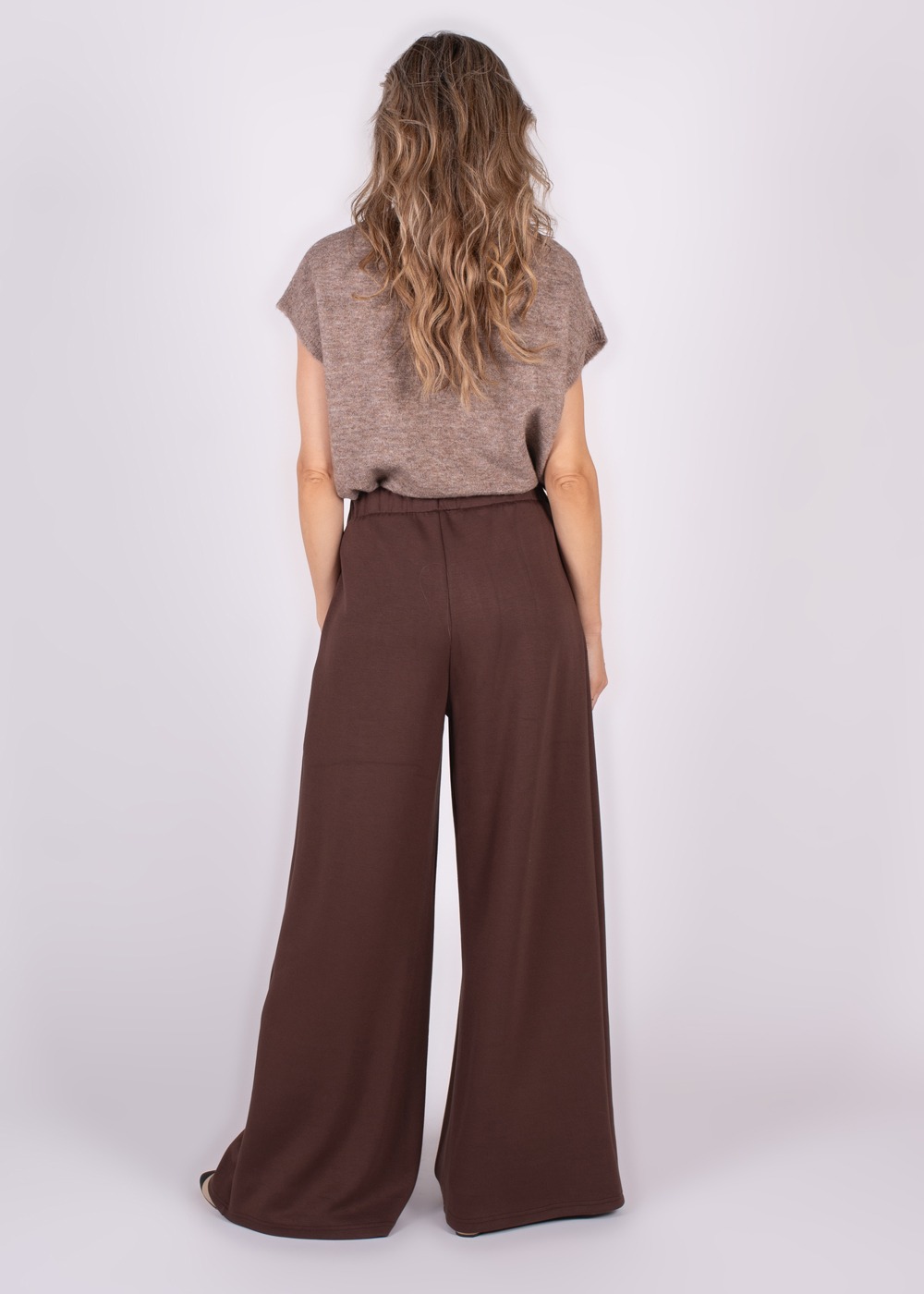 Dames oversized pants coffee modal - BOGOR - Afbeelding 5