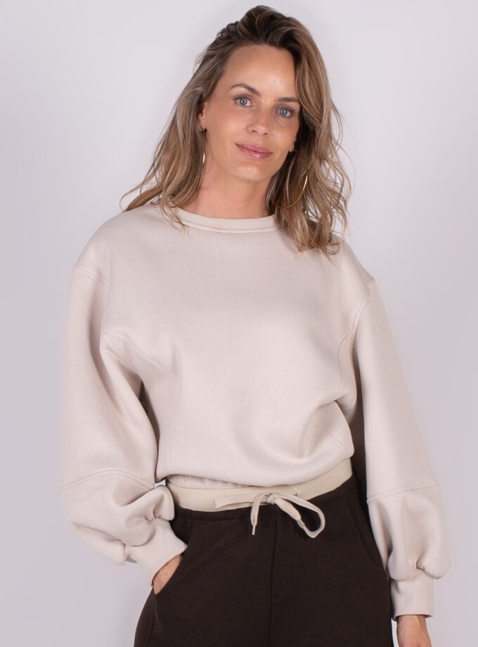 Capri oversized sweater pale