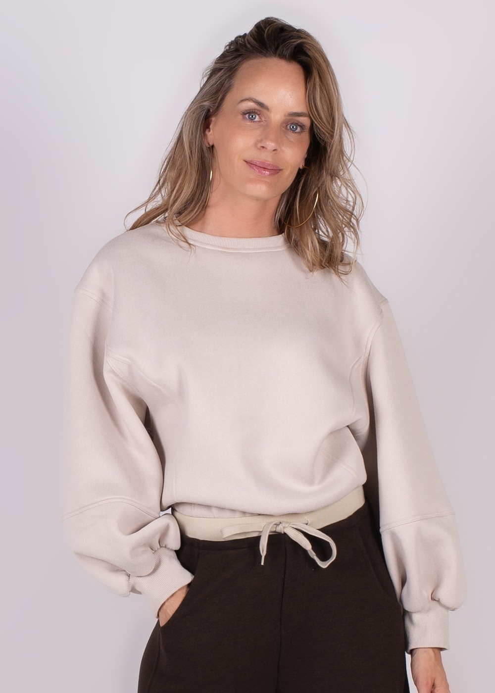 Capri oversized sweater pale