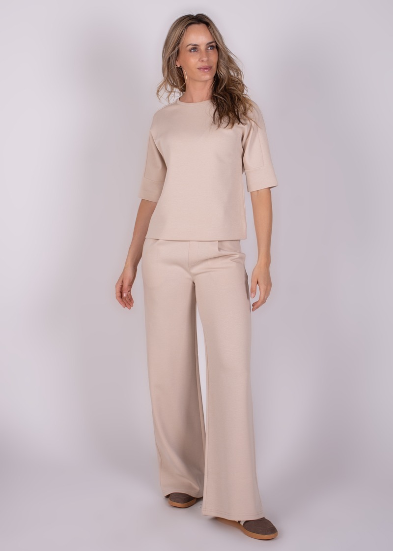 Dames top kiruna pale cotton blend - COLUMBUS - Afbeelding 2