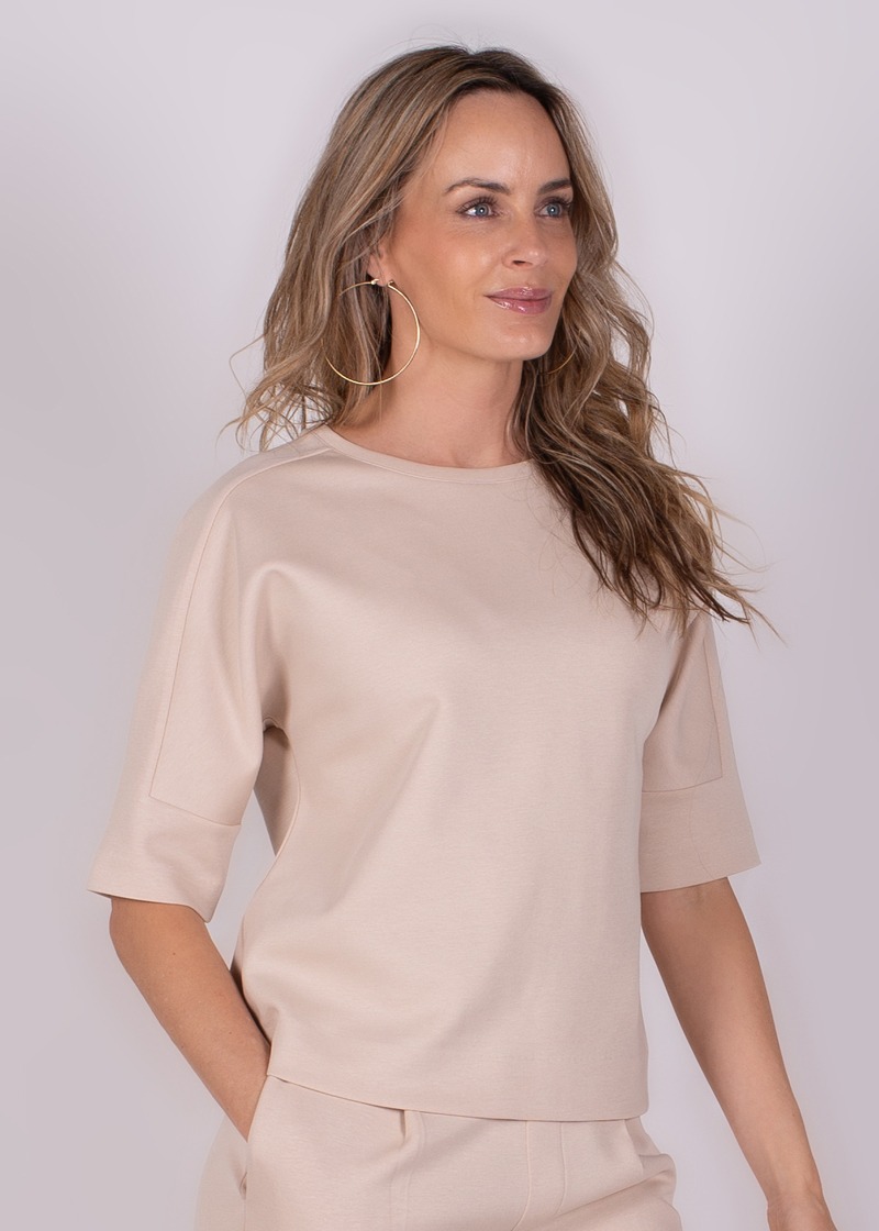 Dames top kiruna pale cotton blend - COLUMBUS
