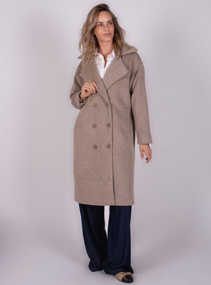 Depok long coat wool