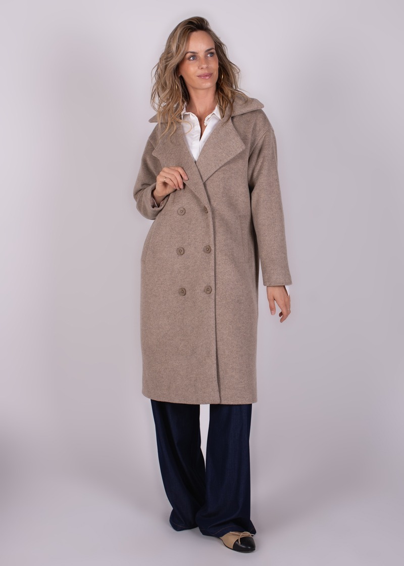 Depok long coat wool