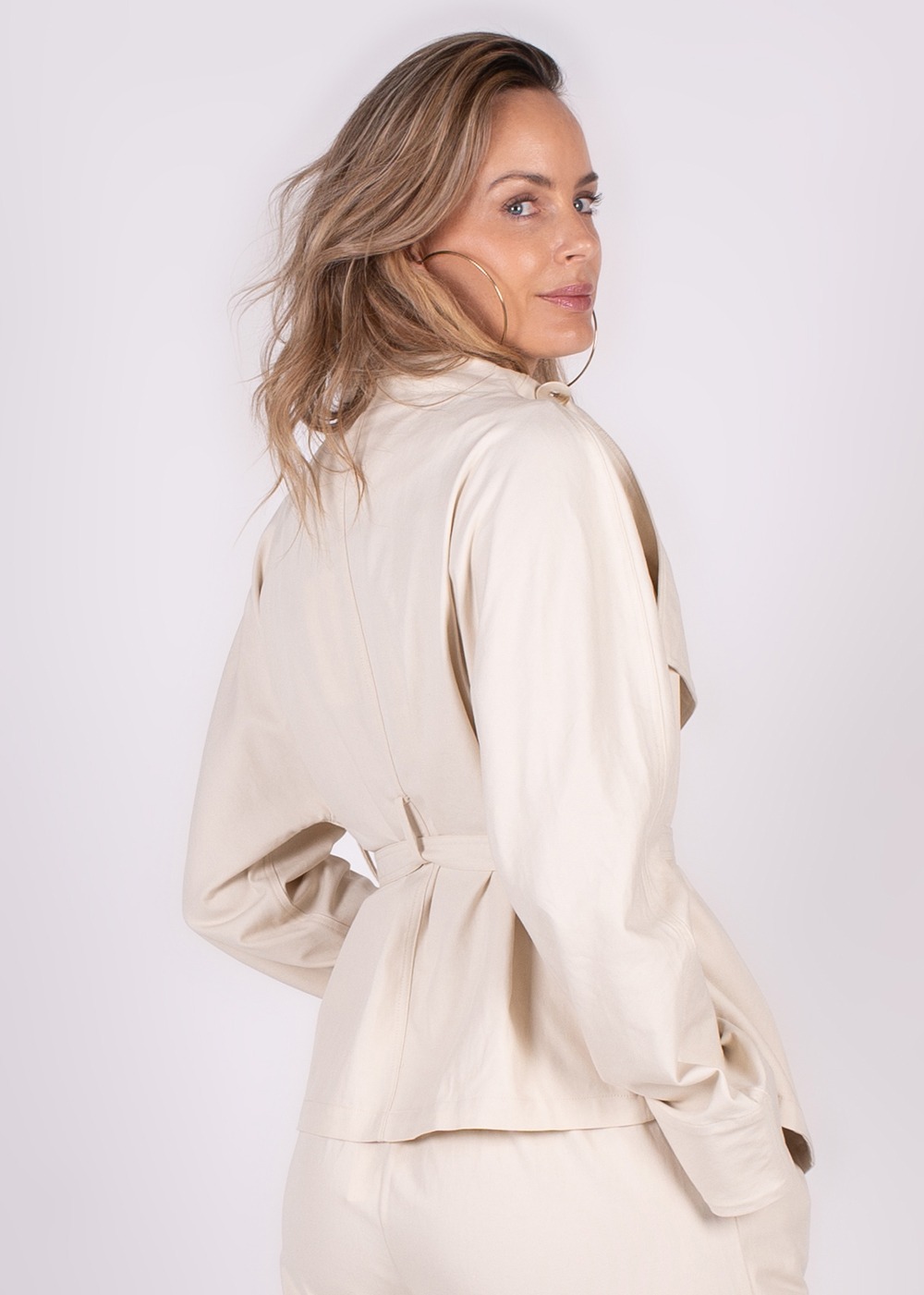Dames jacket pale cotton - HOBART - Afbeelding 4