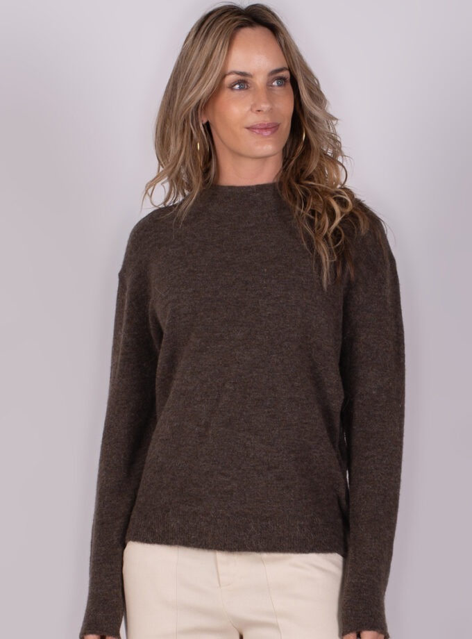 Lamia pullover Portland coffee