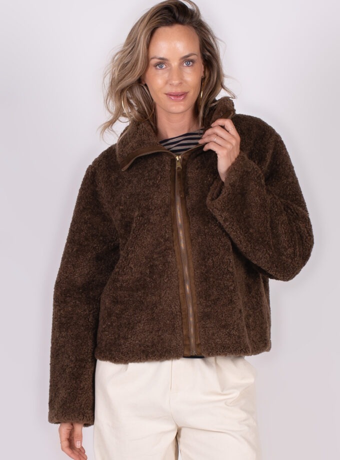 Regina jacket coffee